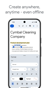 اسکرین شات 4 برنامه Google Docs