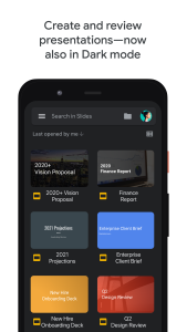 اسکرین شات 5 برنامه Google Slides