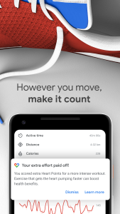 اسکرین شات 3 برنامه Google Fit: Activity Tracking