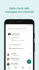 اسکرین شات 1 برنامه Google Voice