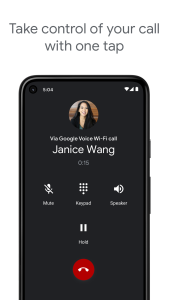 اسکرین شات 2 برنامه Google Voice