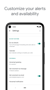 اسکرین شات 6 برنامه Google Voice