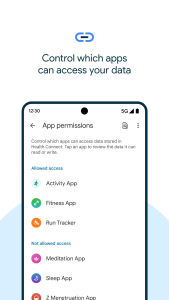 اسکرین شات 3 برنامه Health Connect