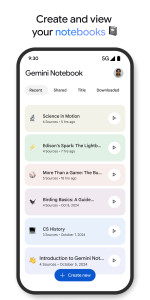اسکرین شات 2 برنامه Gemini Notebook