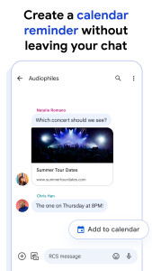 اسکرین شات 6 برنامه Google Messages