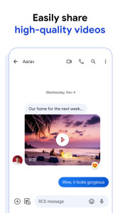 اسکرین شات 4 برنامه Google Messages