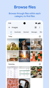 اسکرین شات 2 برنامه فایل منیجر گوگل (Files by Google: Clean up space on your phone)