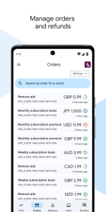 اسکرین شات 5 برنامه Google Play Console
