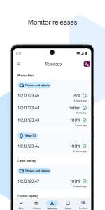 اسکرین شات 2 برنامه Google Play Console