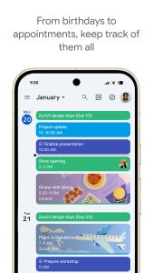 اسکرین شات 1 برنامه Google Calendar