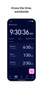 اسکرین شات 3 برنامه Clock