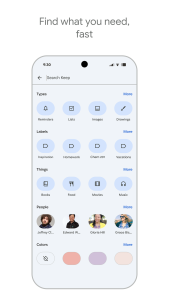 اسکرین شات 4 برنامه ‫Google Keep: یادداشت و فهرست