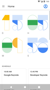 اسکرین شات 1 برنامه Google I/O 2019