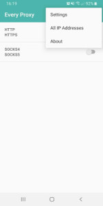 اسکرین شات 3 برنامه Every Proxy