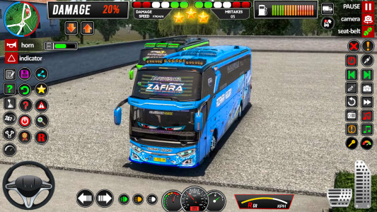 اسکرین شات 1 برنامه Bus Simulator Games - Bus Game