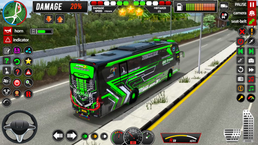 اسکرین شات 4 برنامه Bus Simulator Games - Bus Game