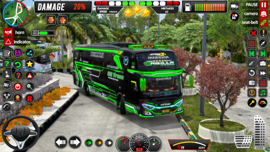 اسکرین شات 2 برنامه Bus Simulator Games - Bus Game
