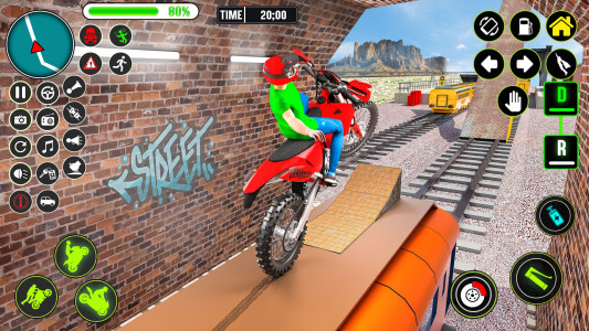 اسکرین شات 2 برنامه GT Bike Racing Game Moto Stunt