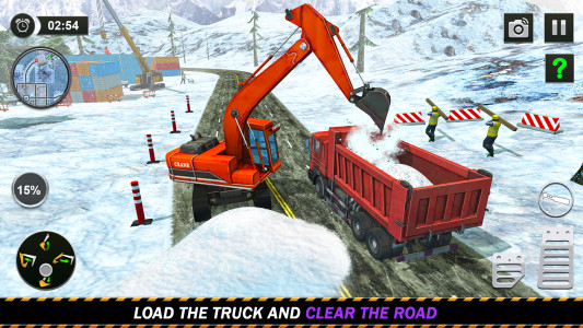 اسکرین شات 6 برنامه Snow Offroad Construction Game