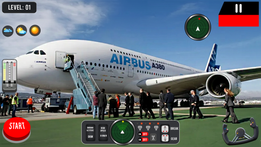 اسکرین شات 1 بازی City Airplane Flight Simulator