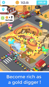 اسکرین شات 4 بازی Idle Roller Coaster