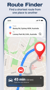 اسکرین شات 1 برنامه GPS Navigation: Live Earth Map