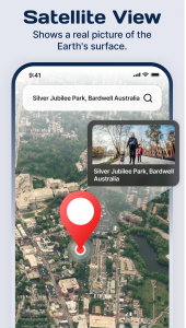 اسکرین شات 4 برنامه GPS Navigation: Live Earth Map