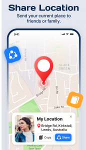 اسکرین شات 5 برنامه GPS Navigation: Live Earth Map