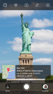 اسکرین شات 2 برنامه Tagofy - Geotag Map Camera