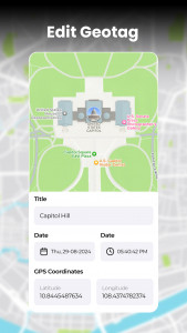اسکرین شات 7 برنامه GPS Camera: Geotag Photos