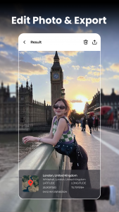 اسکرین شات 5 برنامه GPS Camera: Geotag Photos