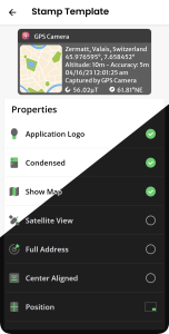 اسکرین شات 3 برنامه GPS Camera