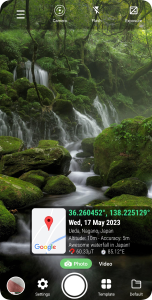 اسکرین شات 1 برنامه GPS Camera