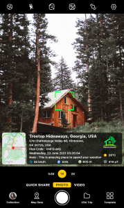 اسکرین شات 1 برنامه GPS Map Camera