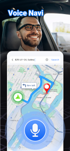 اسکرین شات 2 برنامه GPS Map: Navigator for Driving