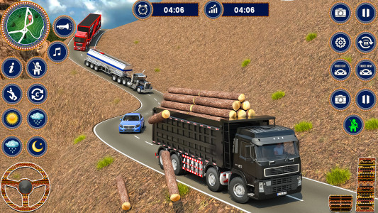 اسکرین شات 3 بازی Cargo Truck 3D City Truck Game