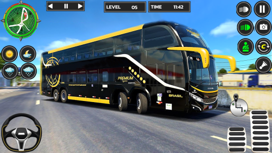 اسکرین شات 2 بازی Bus Driving Bus Transport Game