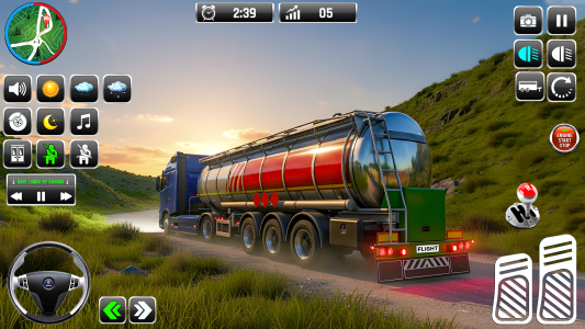 اسکرین شات 3 بازی Real Truck Driving Game Sim 3D