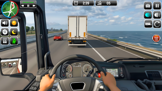 اسکرین شات 4 بازی Real Truck Driving Game Sim 3D