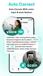 اسکرین شات 2 برنامه Grammar Checker - Spell Check
