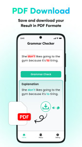 اسکرین شات 4 برنامه Grammar Checker - Spell Check