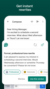 اسکرین شات 2 برنامه Grammarly-AI Writing Assistant