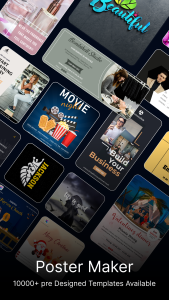 اسکرین شات 1 برنامه Flyer Maker, Poster & Banner