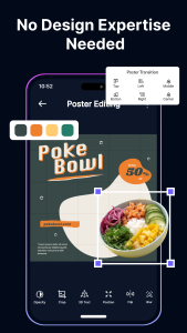اسکرین شات 5 برنامه Flyer Maker, Poster & Banner