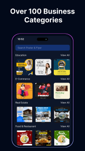 اسکرین شات 3 برنامه Flyer Maker, Poster & Banner