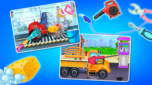 اسکرین شات 2 بازی build house - Truck wash game