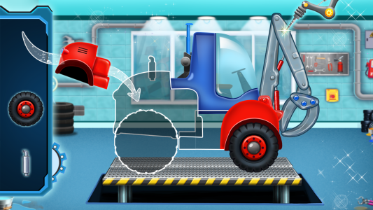 اسکرین شات 1 بازی build house - Truck wash game