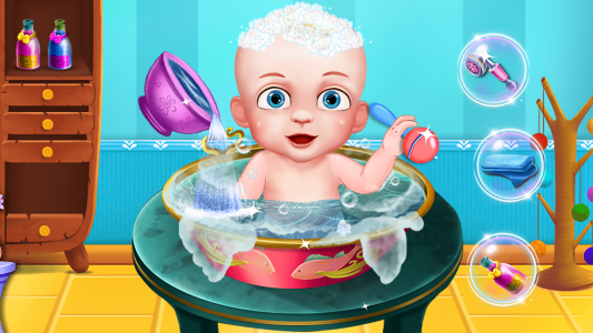 اسکرین شات 1 بازی Baby princess daycare game