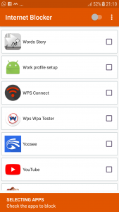 اسکرین شات 2 برنامه Internet Blocker for Apps