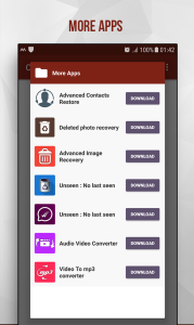 اسکرین شات 3 برنامه Recover Deleted Contacts